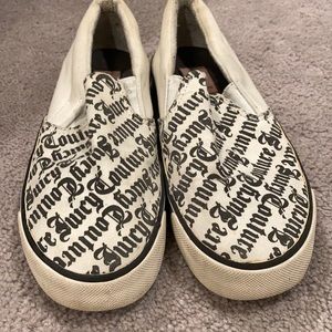 Juicy Couture slipon shoes gothic logo 6.5 Women’s